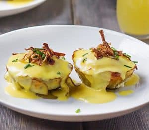 Russet Potato Recipe - Eggs Benedict