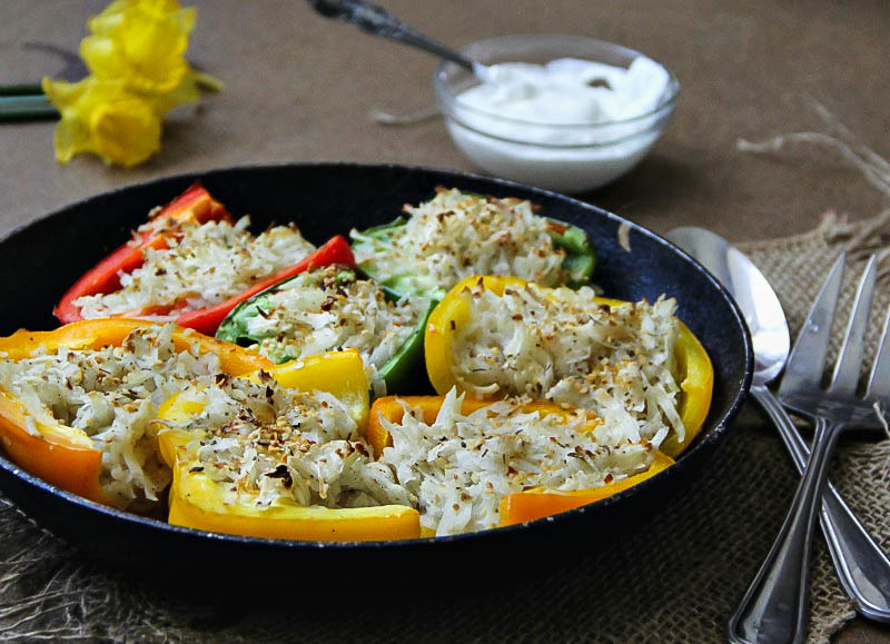 Potato Stuffed Peppers