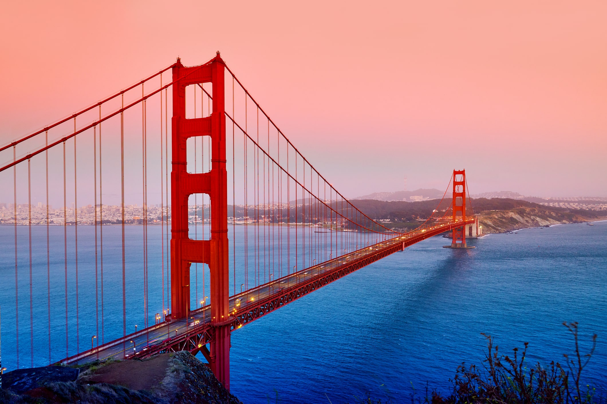 San Francisco, USA, Golden Gate Bridge, Bridge, Pacific 