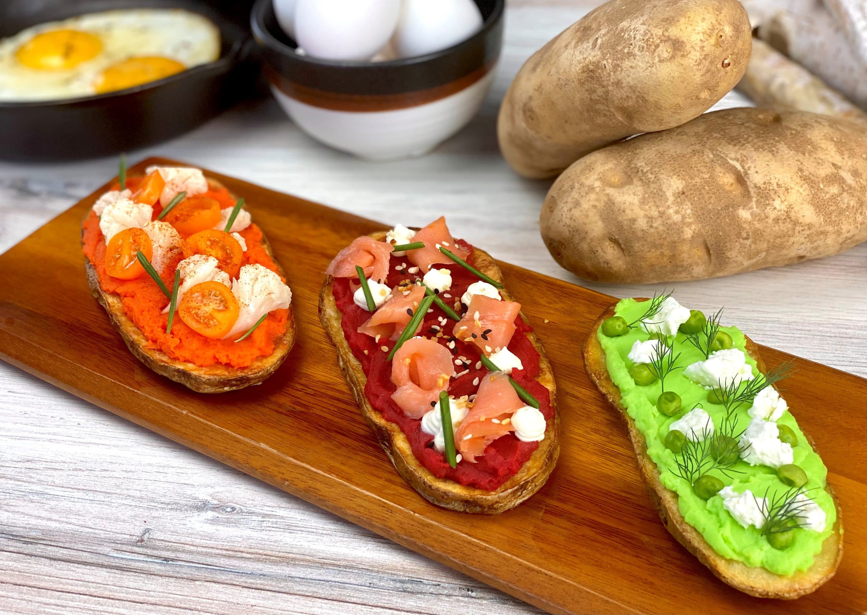 Russet Potato Toasts Potato Recipe